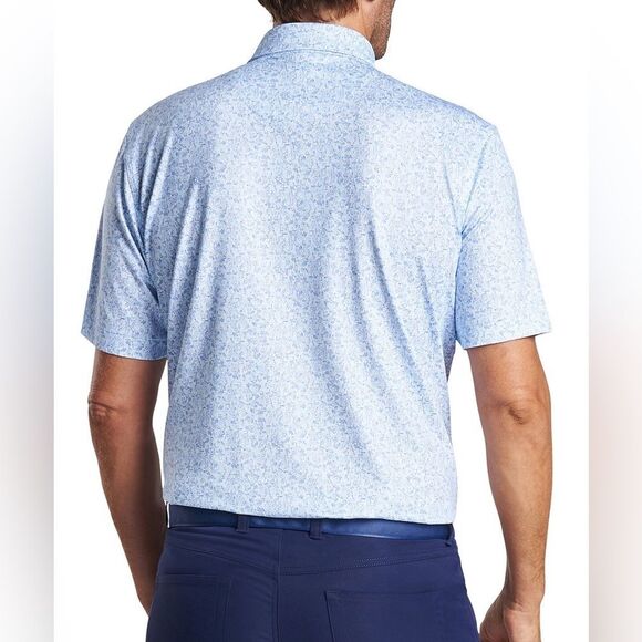 Peter Millar Short Sleeve Dazed and Transfused Print Polo Knit Shirt XL nwt - Picture 2 of 5